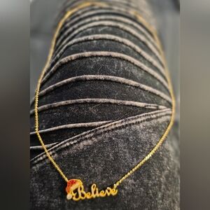 Gold Believe Necklace